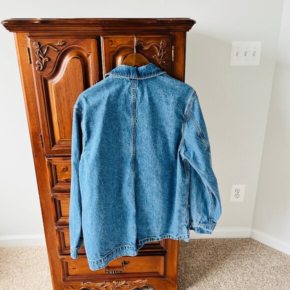 Madewell Denim Chore Jacket, Size Large - Picture 2 of 5